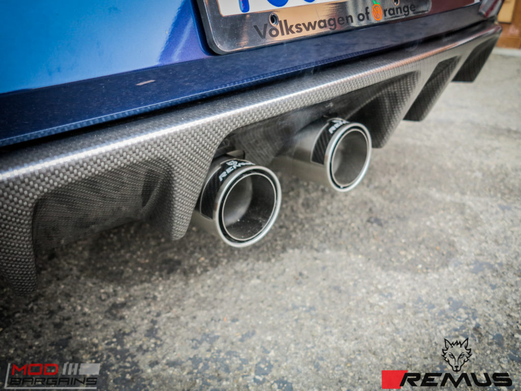 GTI center exit exhaust