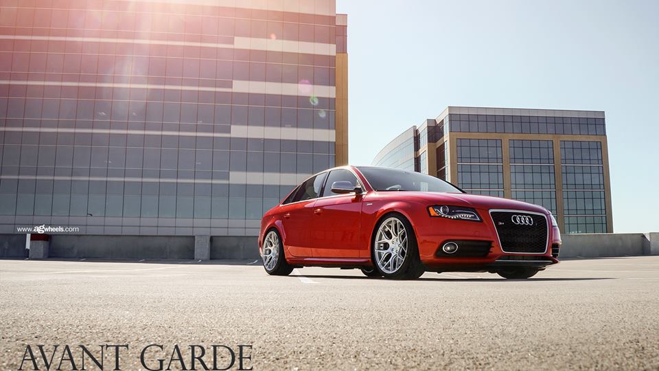 The M590's, with a 19x9.5 ET40 square set up, complement this red S4 like a Swiss watch on a wrist.