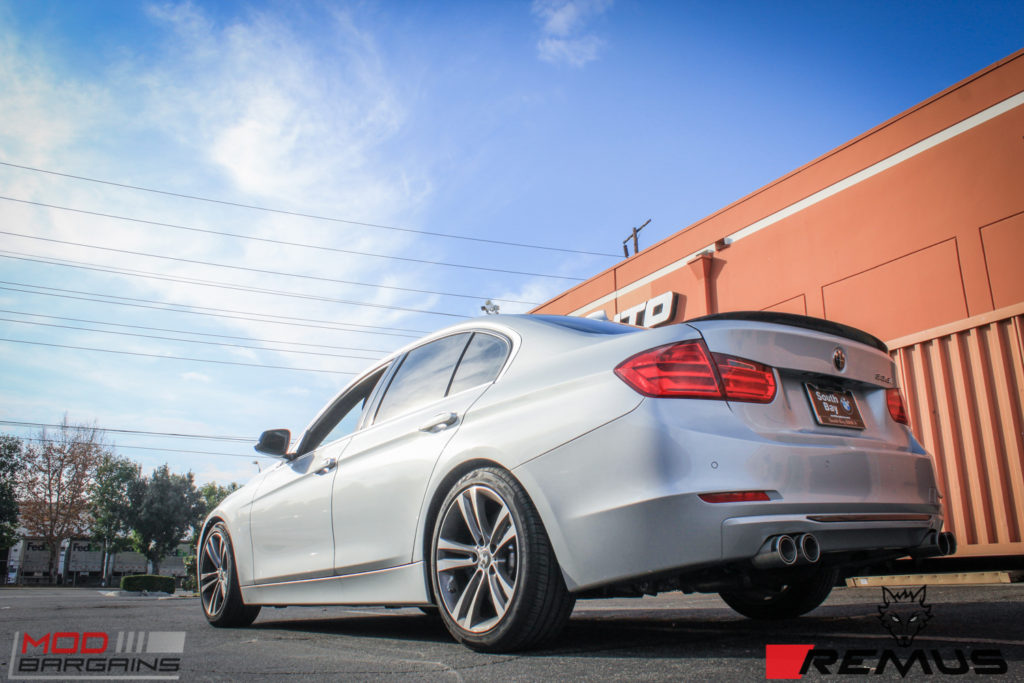 BMW F30 335i Remus Quad Tips (2)