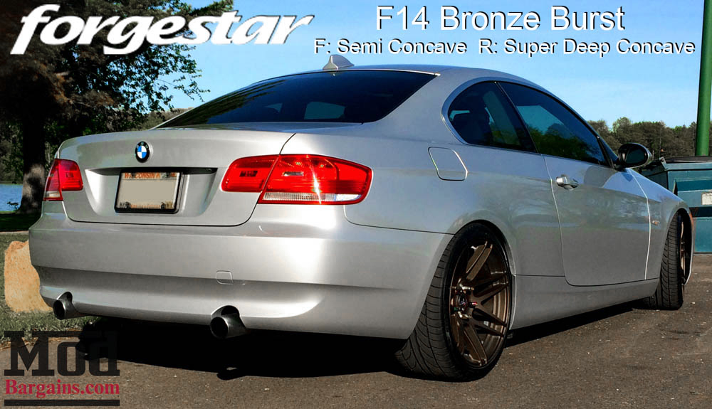 BMW E92 335i Forgestar F14 Bronze Burst 19x85 19x10 001