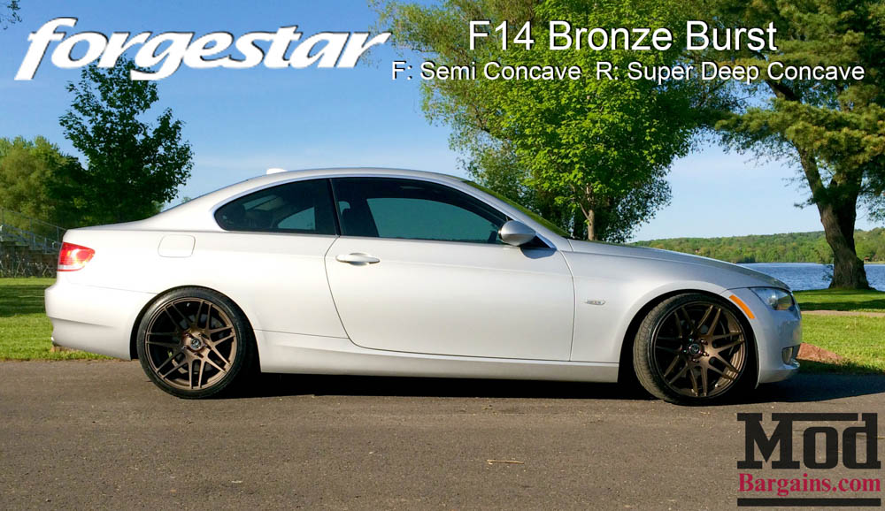 BMW E92 335i Forgestar F14 Bronze Burst 19x85 19x10 003