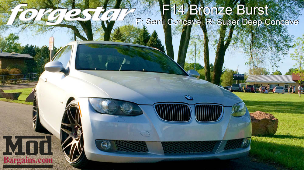 BMW E92 335i Forgestar F14 Bronze Burst 19x85 19x10 006