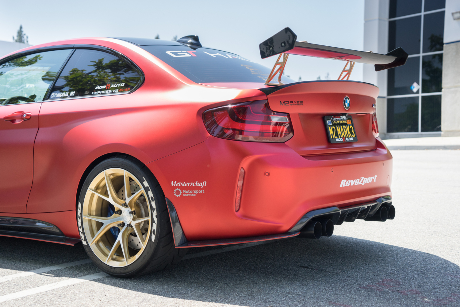 BMW F87 M2 RevoZport Aero Kit Arma Intake GT Haus Exhaust Toyo R888 Klassen iD M52R