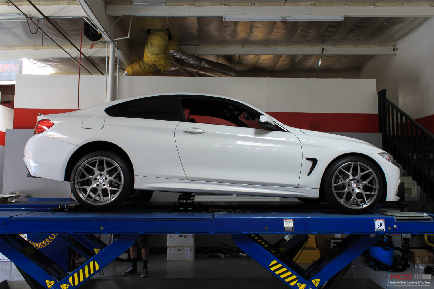 BMW F32 435i HRE FF01 Liquid Silver