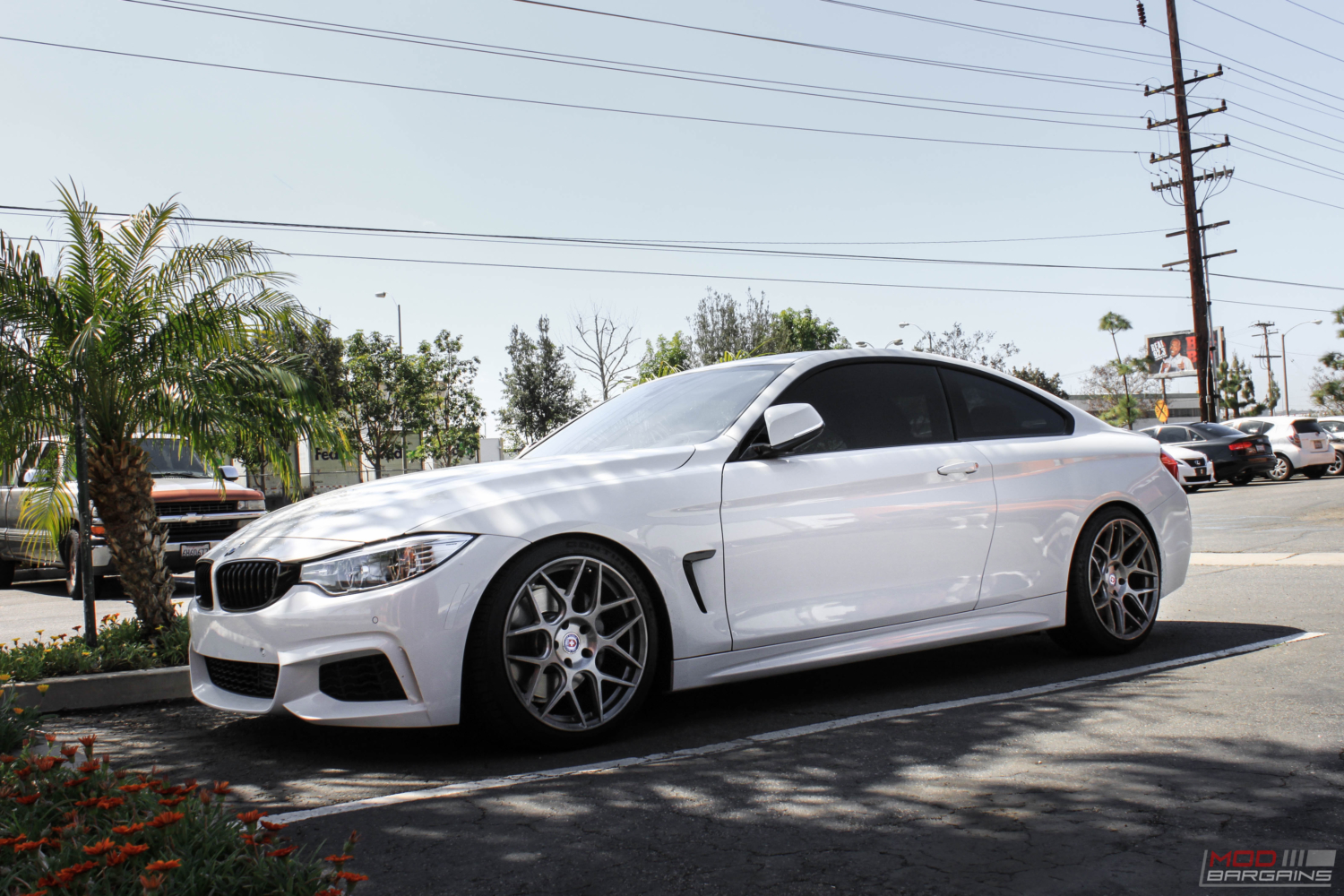 BMW F32 435i HRE FF01 Liquid Silver