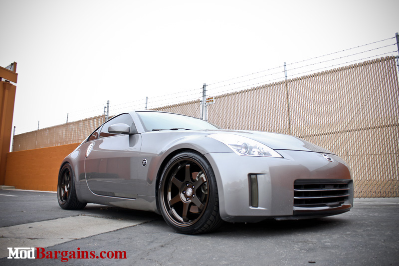 Quick Snap: Nissan 350Z on Bronze Sportline TE.6