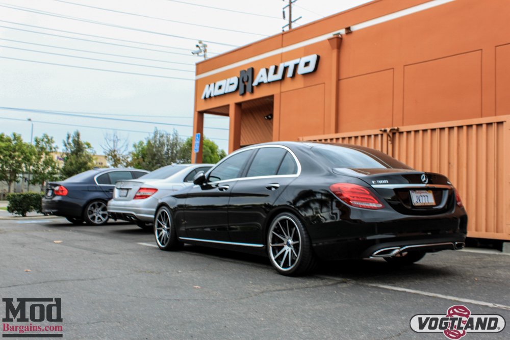 Mercedes C300 On Rohana RC10 Wheels + Vogtland Springs