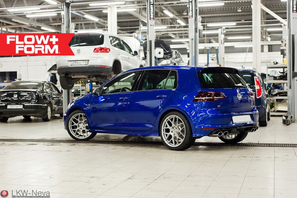 VW Golf R Mk7 HRE FF01 Silver 1