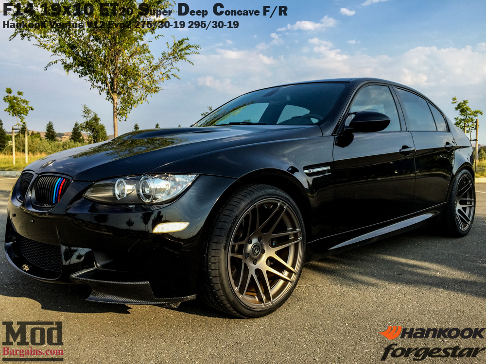BMW E90 M3 Forgestar F14 19x10ET20 SDC Hankook V12 275-30-19 295-30-19 Alan (2)