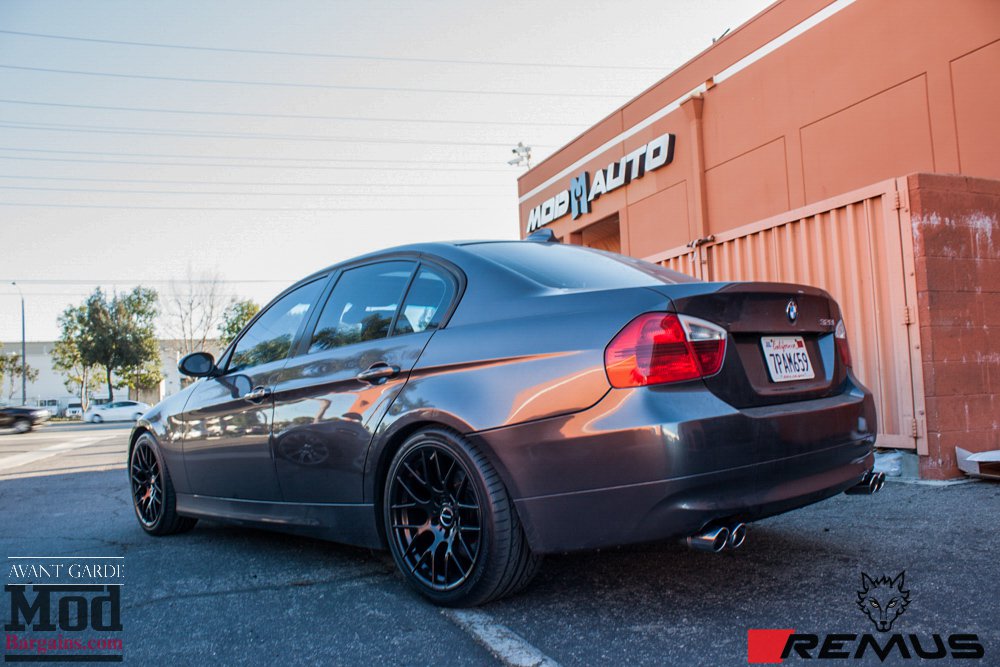 REMUS Sport Quad Exhaust System for 2005-11 BMW 325i 328i 330i img001