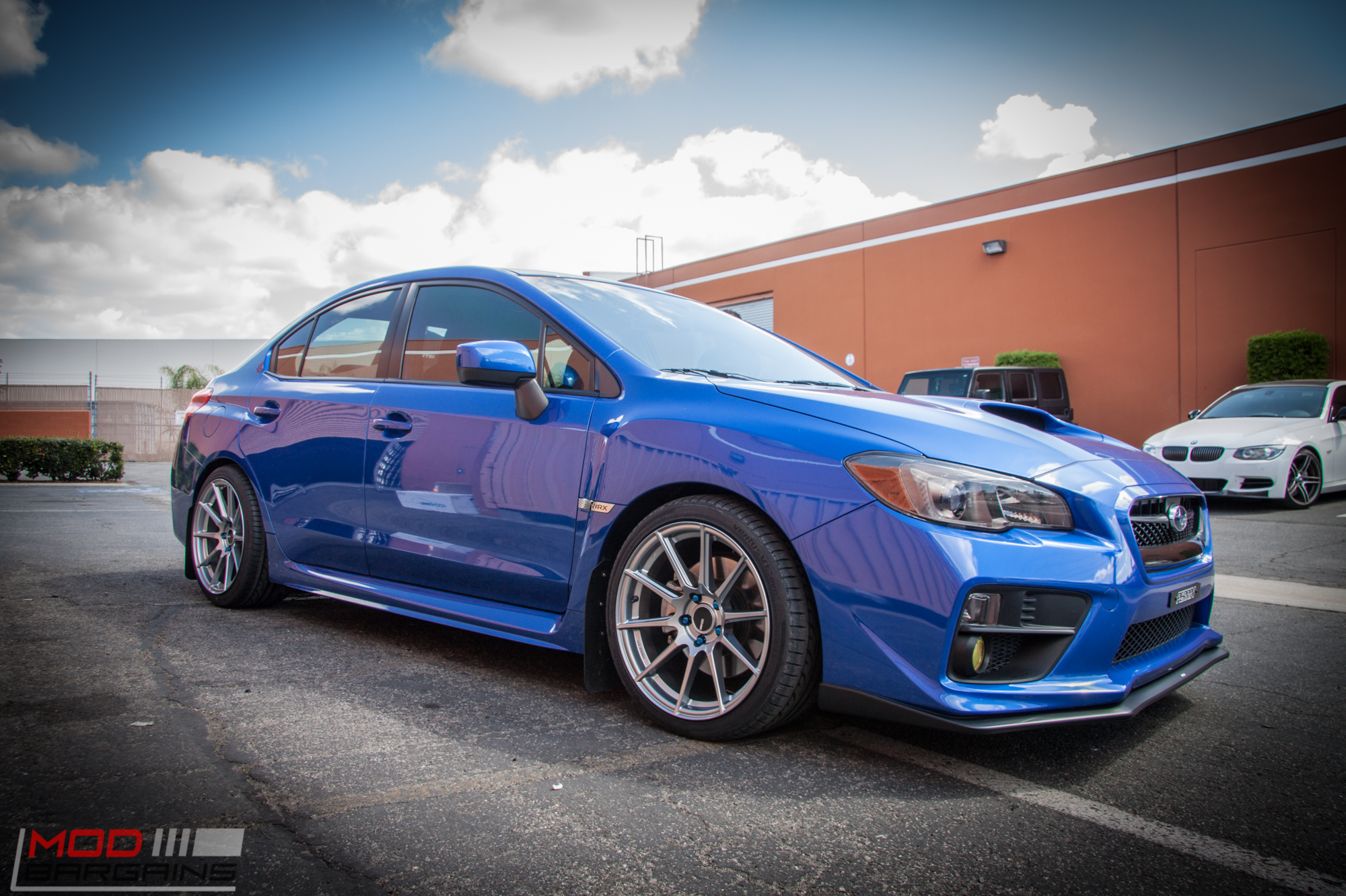 2015 Subaru WRX on Swift Springs gets Enkei TS10s ModAuto