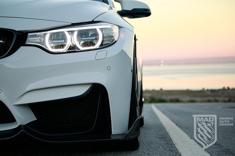 BMW F82 M4 Alpine White Morph Auto Design Fang Series 2