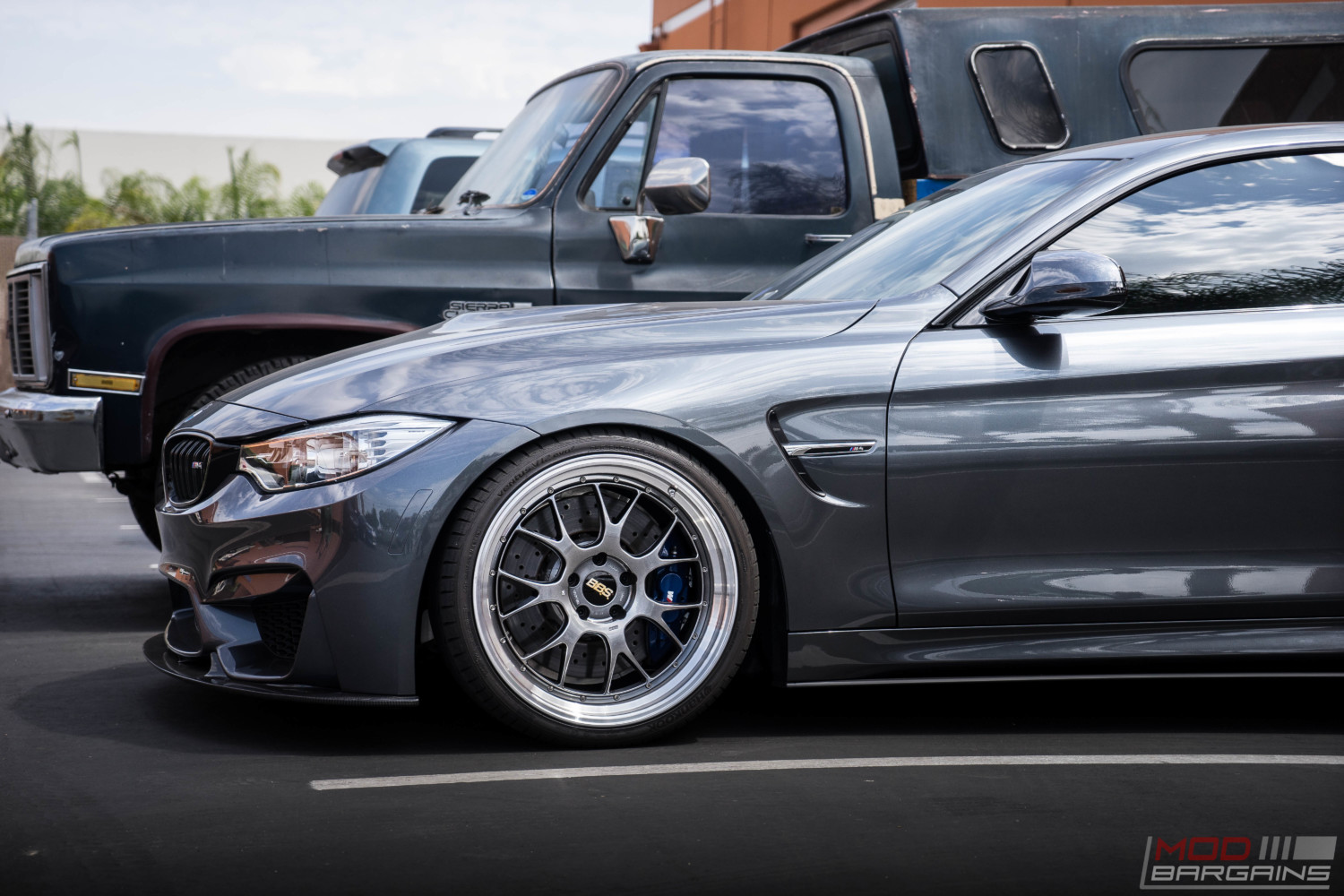 BMW F82 M4 BBS LM Mineral Metallic Gray M Performance