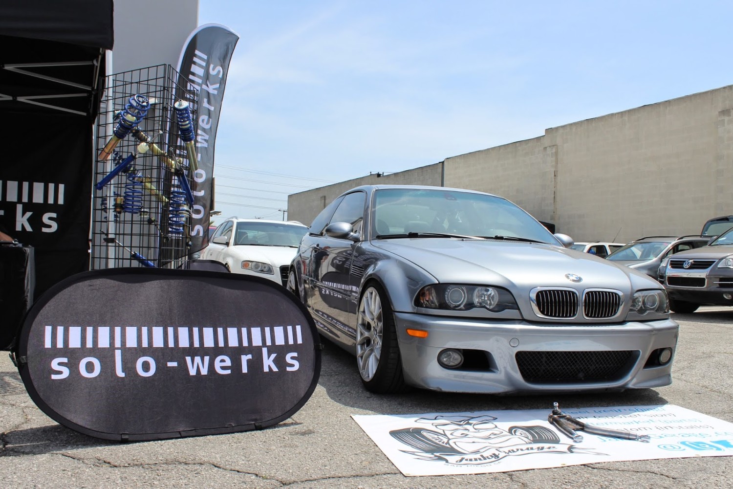 bmw e46 wagon solowerks coilovers lowered
