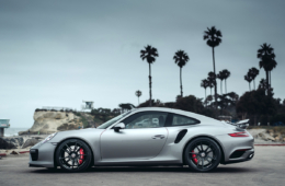 Porsche 991 911 Turbo HRE FF04 Tarmac Black Pirelli P Zero