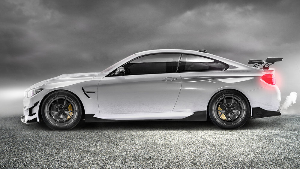 BMW F82 M4 Alpine White Morph Auto Design Fang Series 2