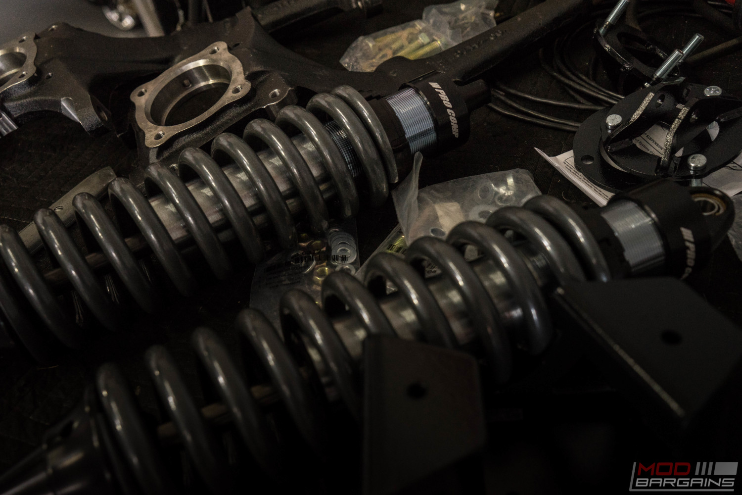 toyota tacoma murdered black trd offroad fuel offroad nitto trail grappler magnaflow exhaust pro comp lift kit diode dynamics LED