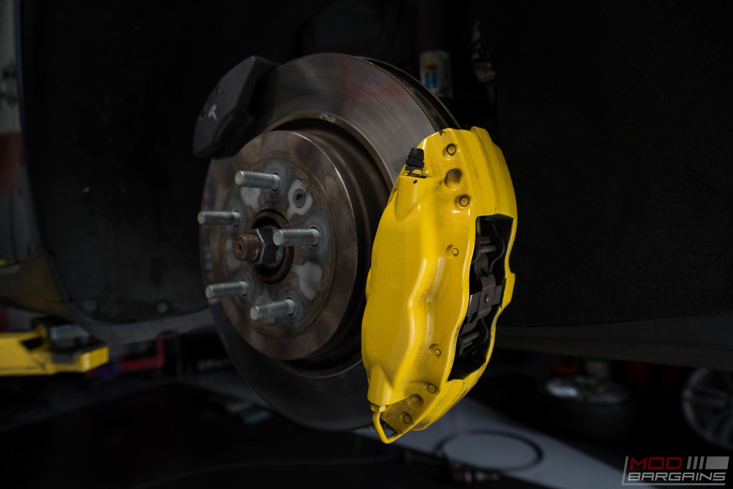 tesla p90d forgestar f14 continental extreme g2 caliper paint