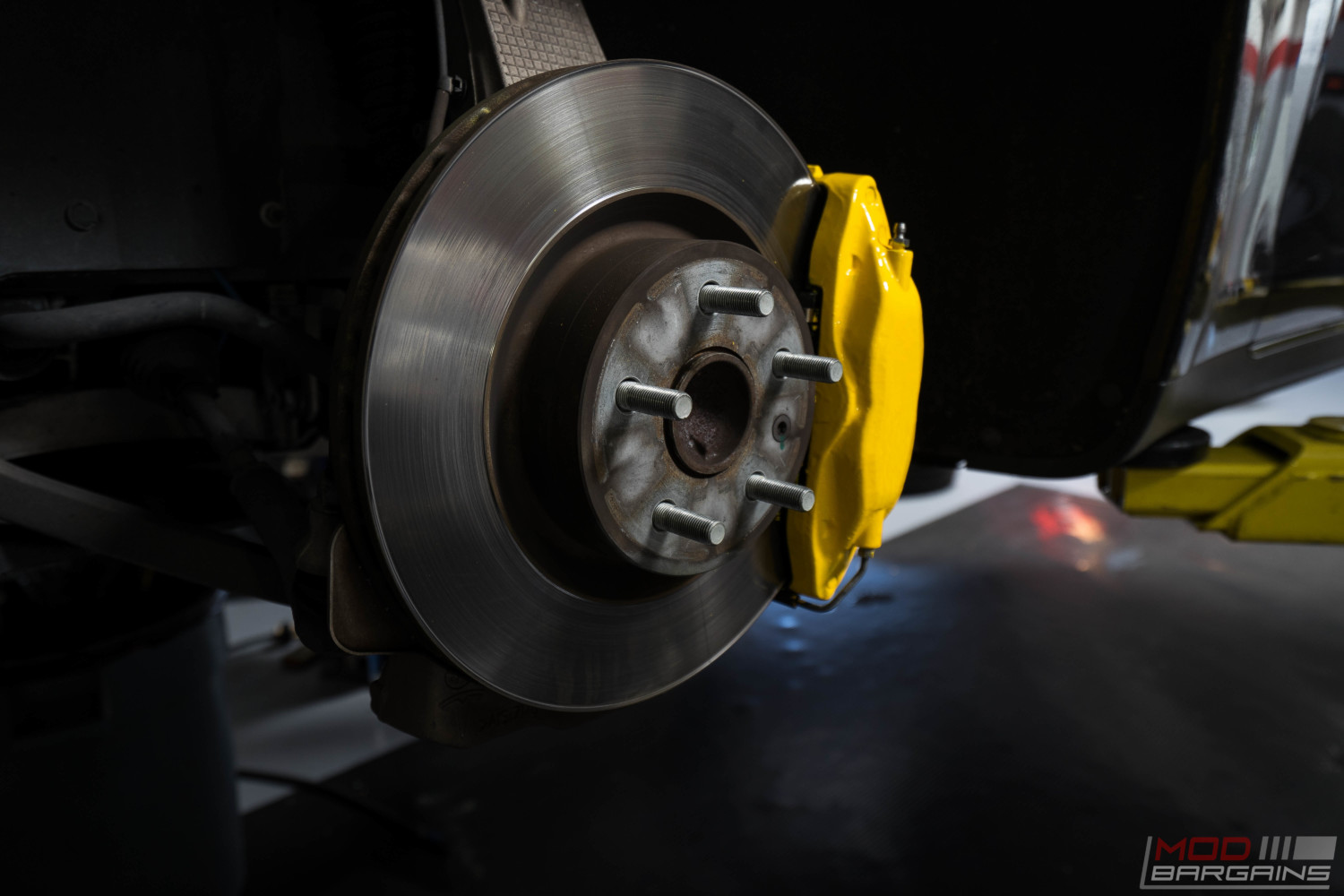 tesla p90d forgestar f14 continental extreme g2 caliper paint