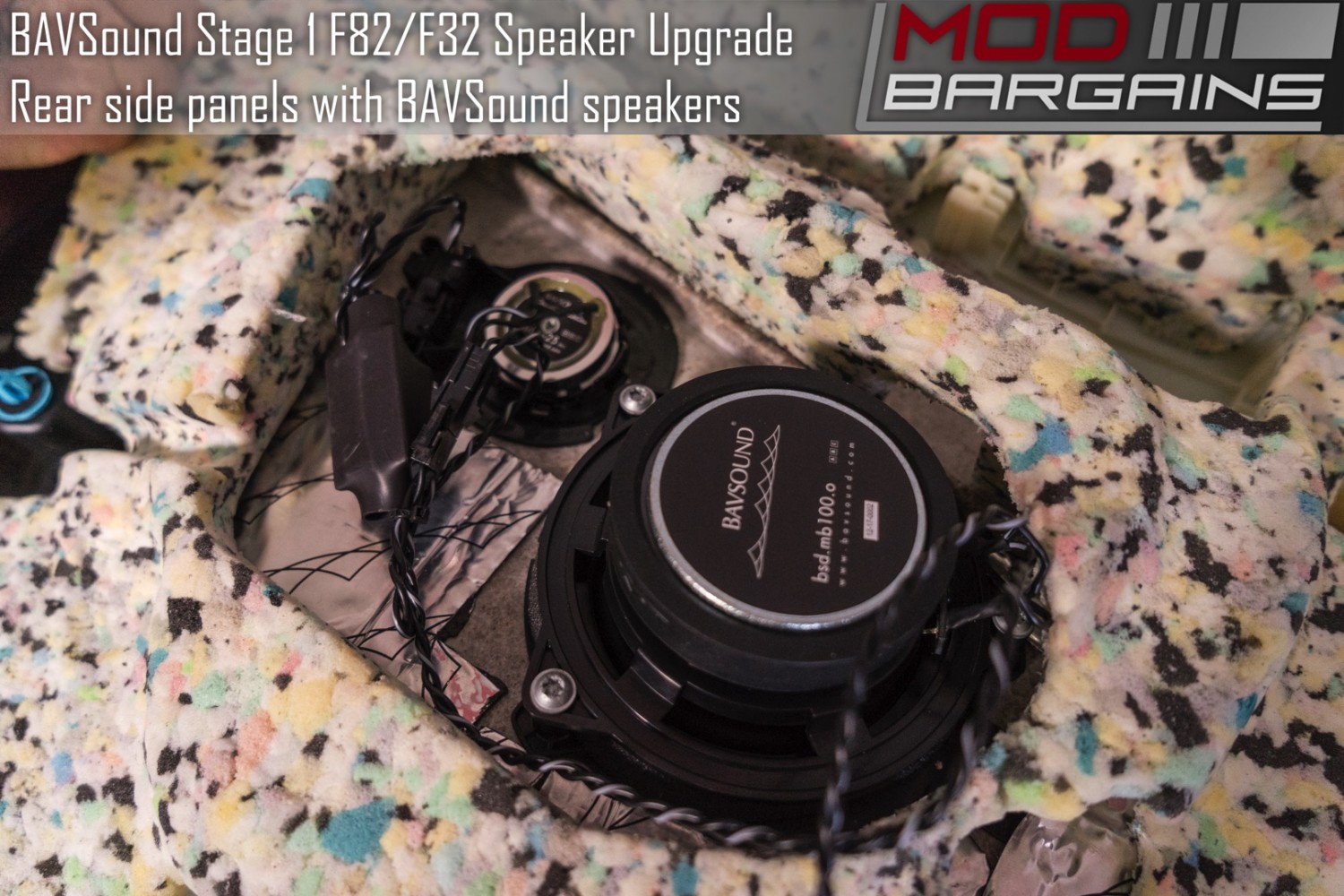 BAVSound Stage One Speakers Installed in rear pannel