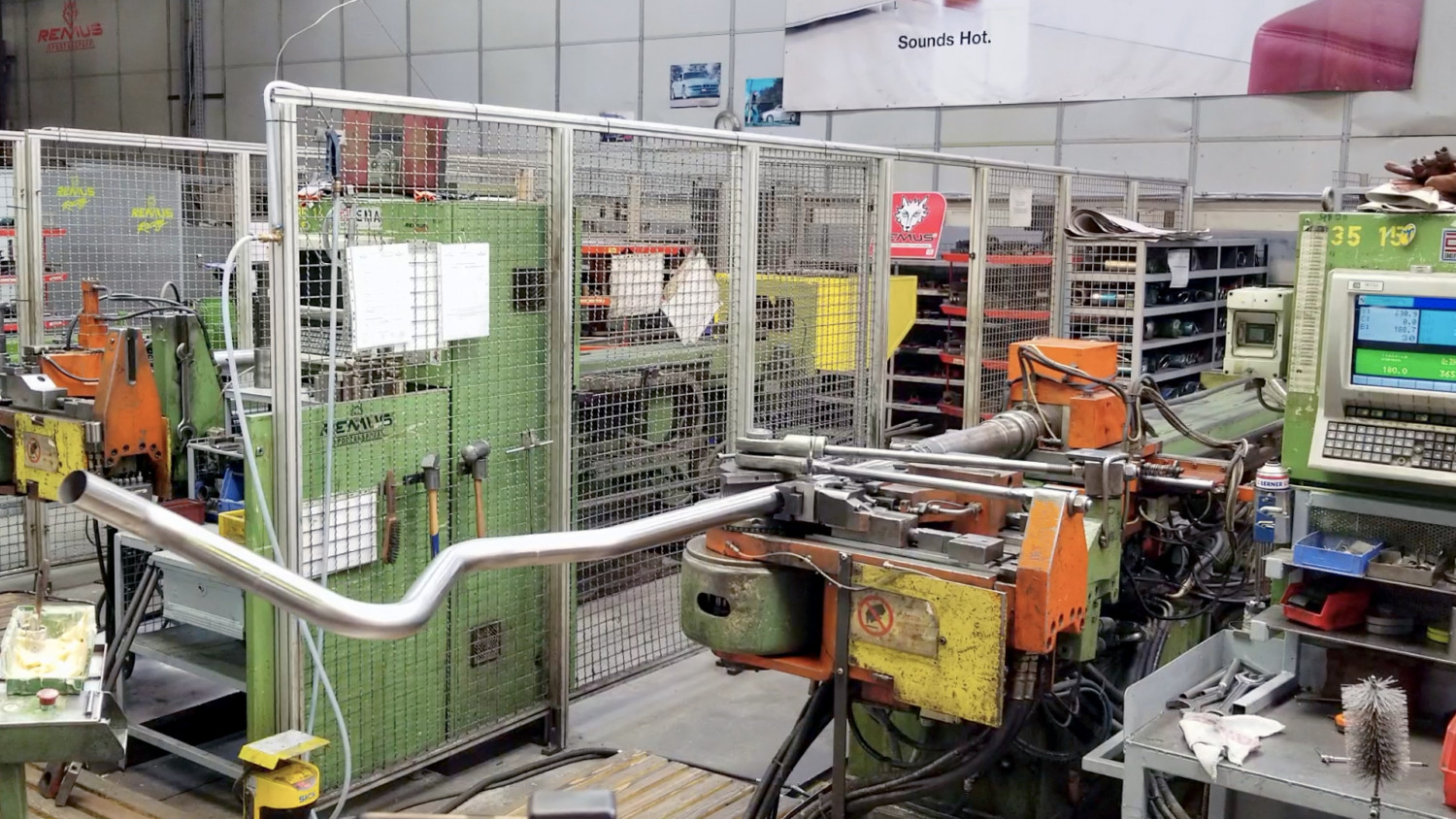 Remus Exhaust Mandrel Bending Device