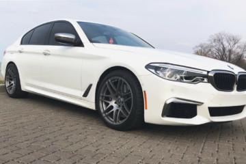 G30, M550i, bmw, forgestar, forgestar f14, BMW M550i, 5 series, wheels, side shot of m550i