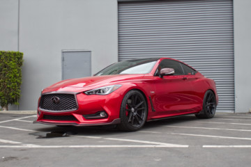 Q60, Infinity, HRE, Red sport, Wheels, Carbon Fiber,