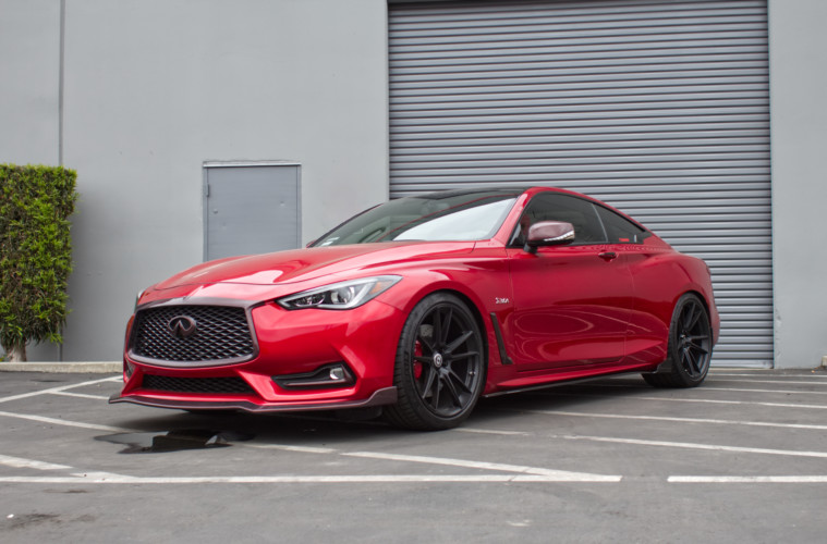 Q60, Infinity, HRE, Red sport, Wheels, Carbon Fiber,