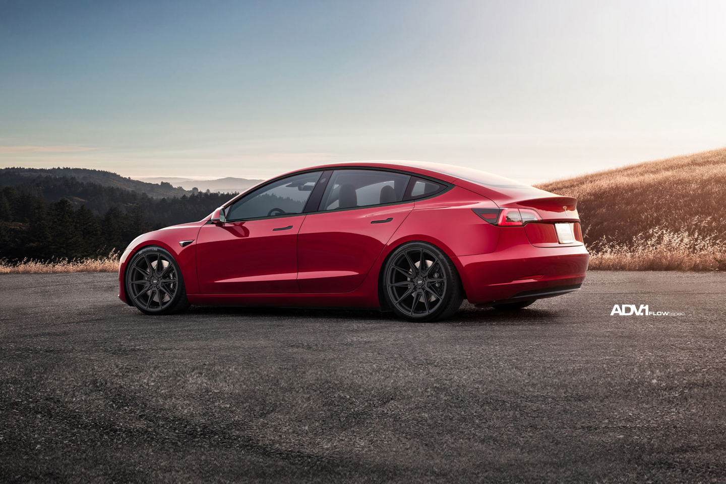 Tesla Model 3 on 20 inch ADV.1 ADV5.0 Wheels