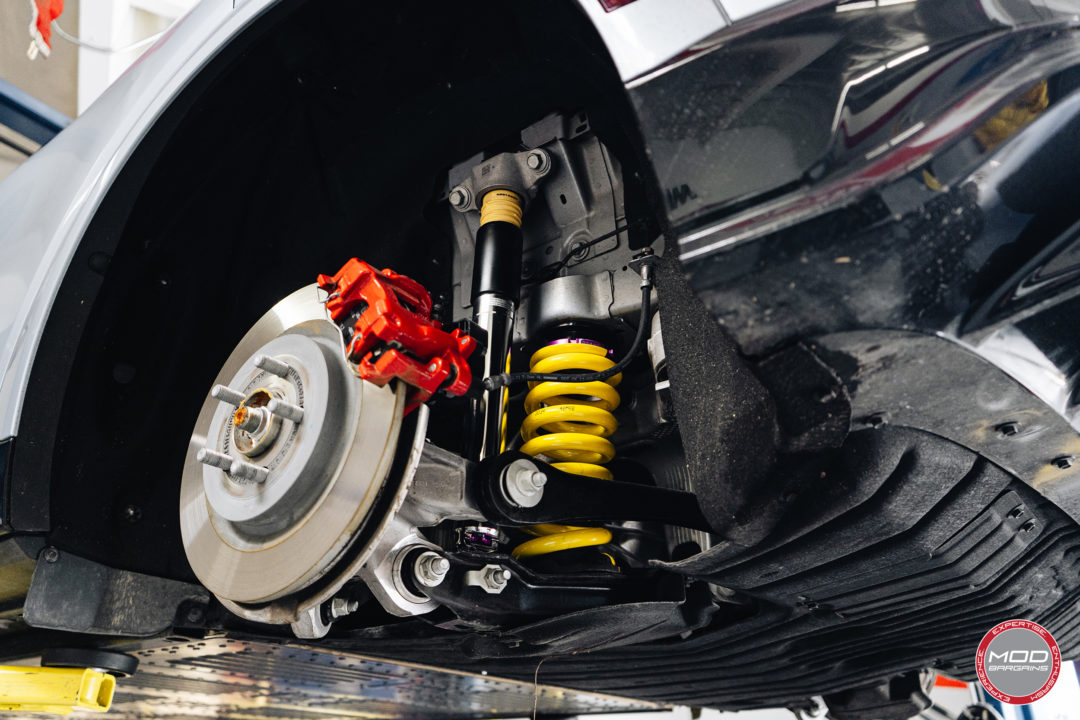 KW V3 Coilovers Rear Installed